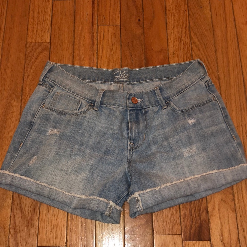 Denim shorts